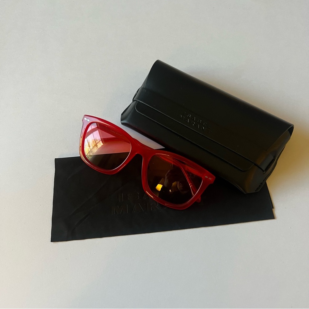 ISABEL MARANT Red Sunglasses Isabel Marant
IM 0010/S C9A/0X NEW WITH CASE - Picture 15 of 16